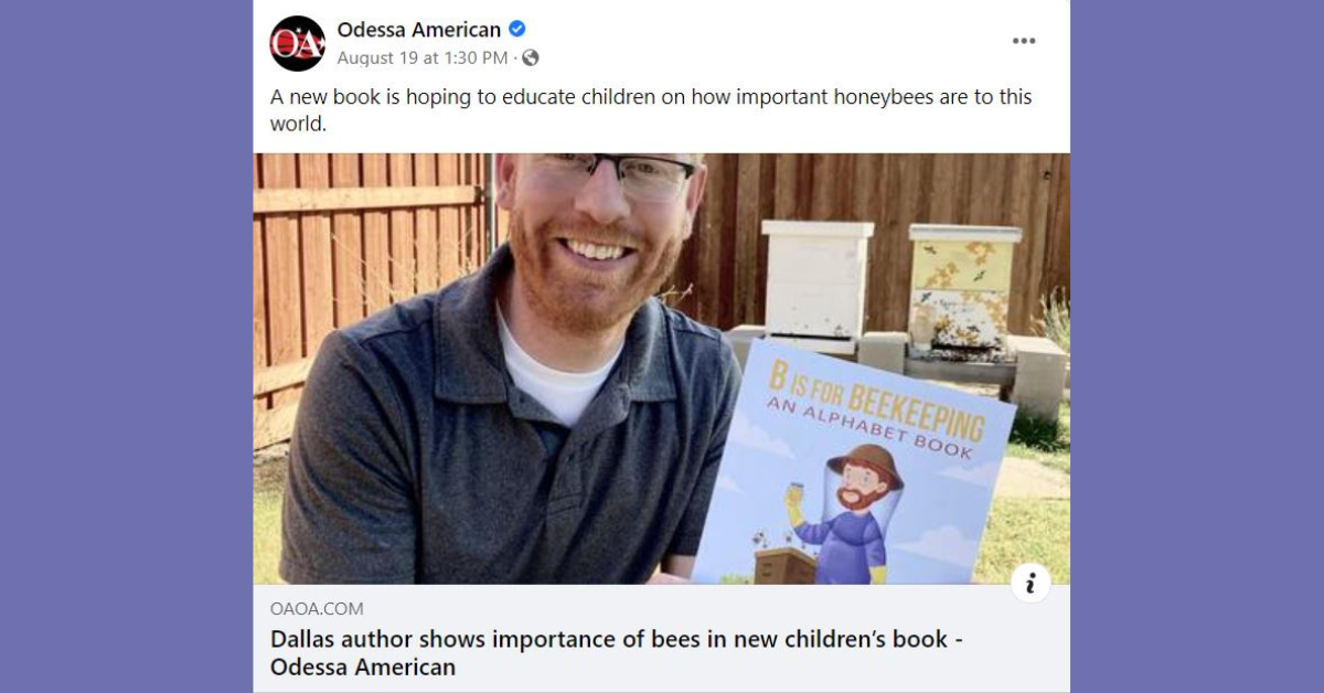 Odessa American: Dallas author shows importance of bees in new children’s book